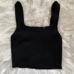 Outfitbook Black Crop Top